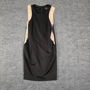 Blondie Nites Dress Womens 13 Black Cocktail Formal Rhinestone Sleeveless Party